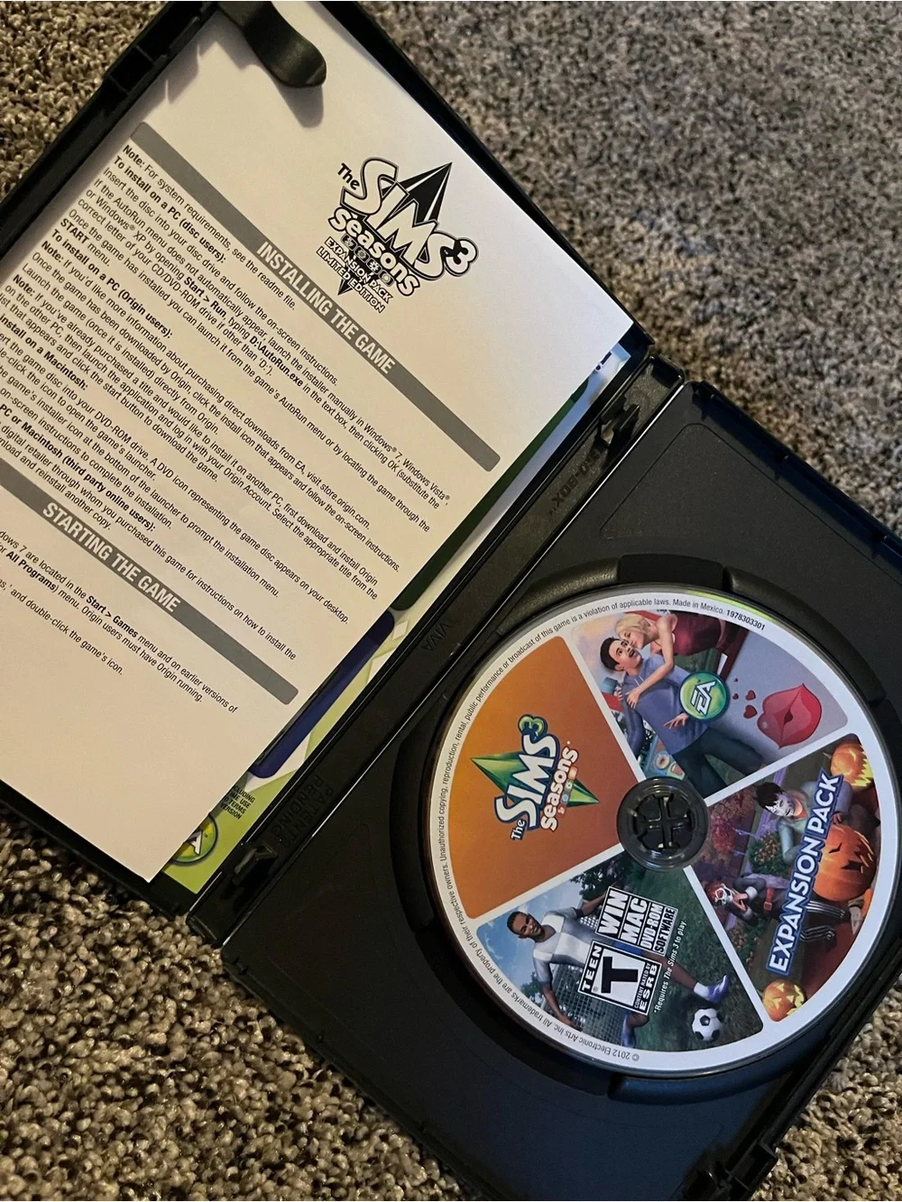 Electronic Arts sims computer